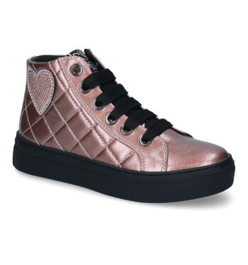 Hoge schoenen rose gold