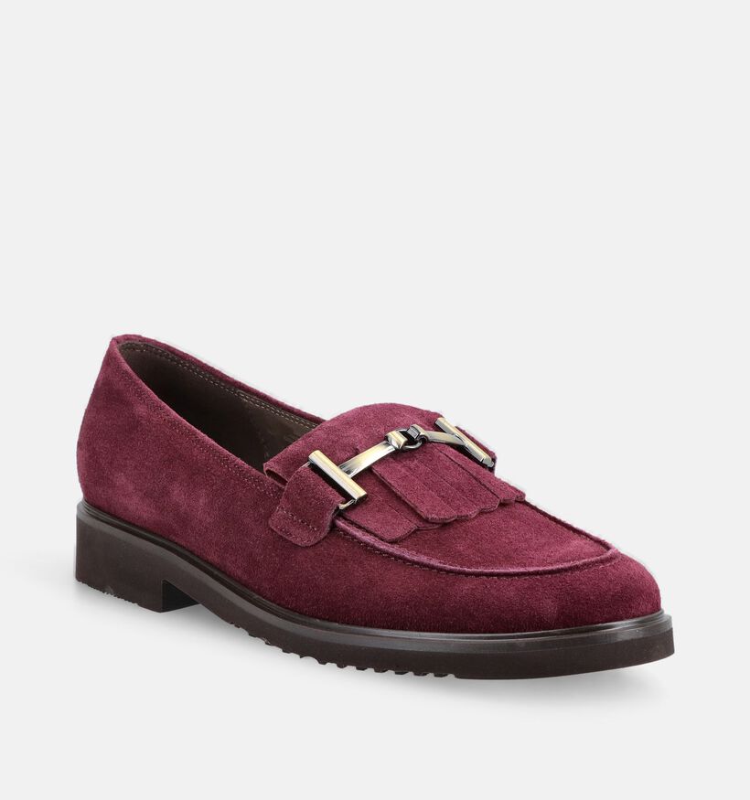 Gabor Bordeaux Mocassins voor dames (380039)