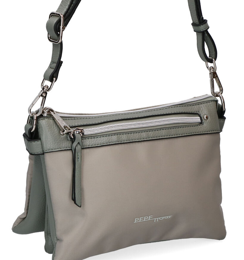 Pepe Moll Beige Crossbody Tas in stof (310893)