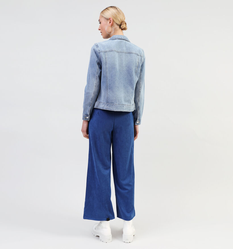 Vero Moda Zorica Veste en jeans en Bleu pour femmes (335371)
