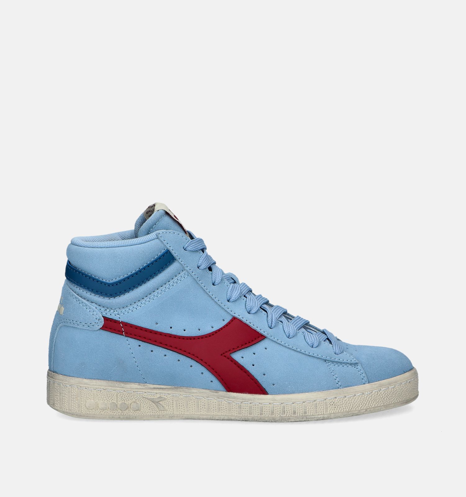 Diadora sneakers hoog blauw 2025