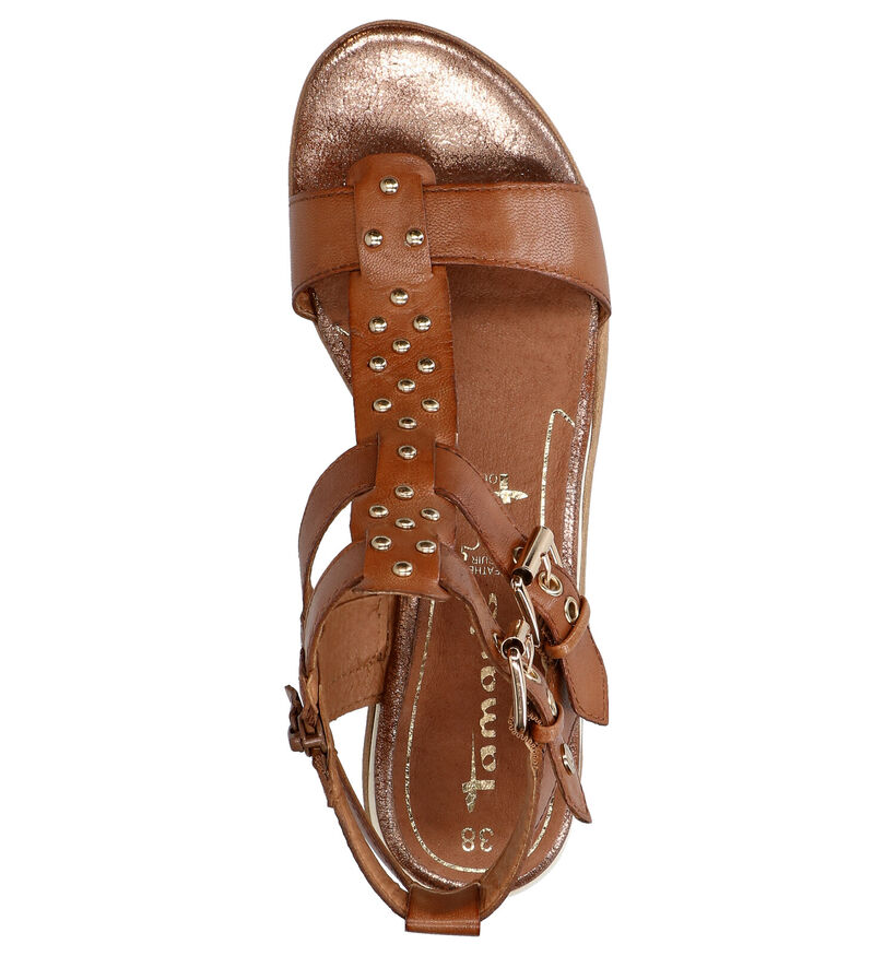 Tamaris TOUCH it Sandales en Cognac en cuir (270203)