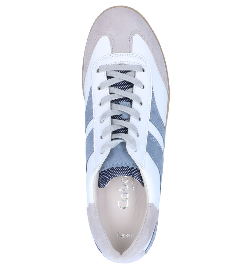 Gabor OptiFit Chaussures à lacets en Blanc en cuir (271762)