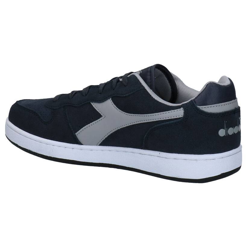 Diadora Playground Blauwe Sneakers in nubuck (277673)