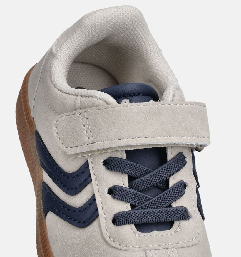 Milo & Mila Donkerbeige Sneakers voor jongens, meisjes (371100)