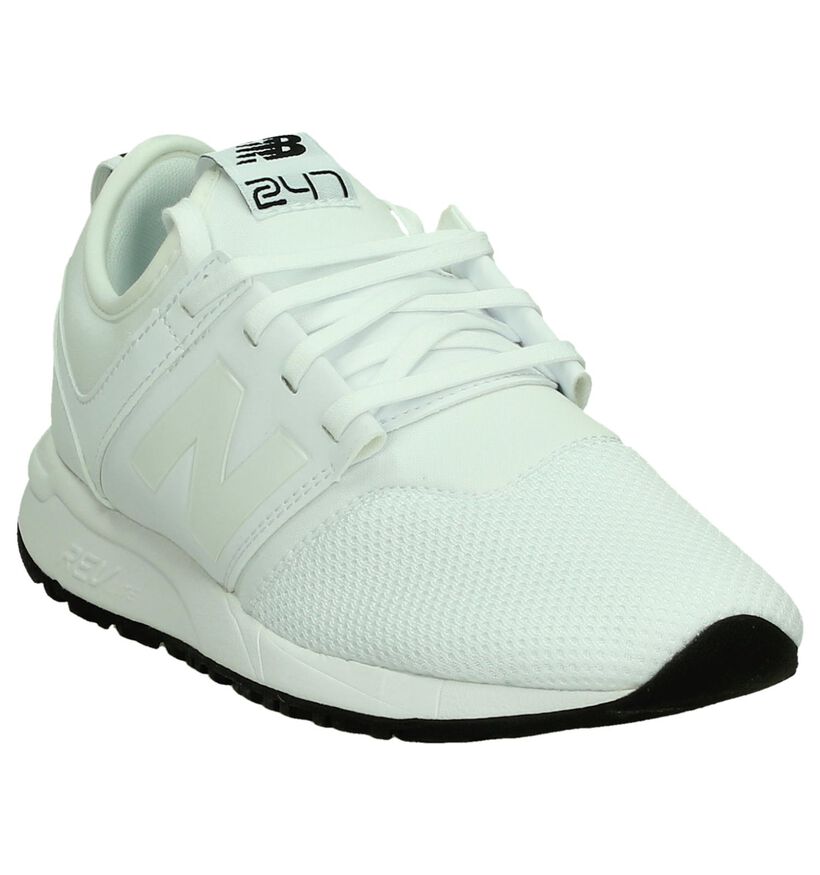 New Balance 247Baskets basses en Blanc en textile (190747)