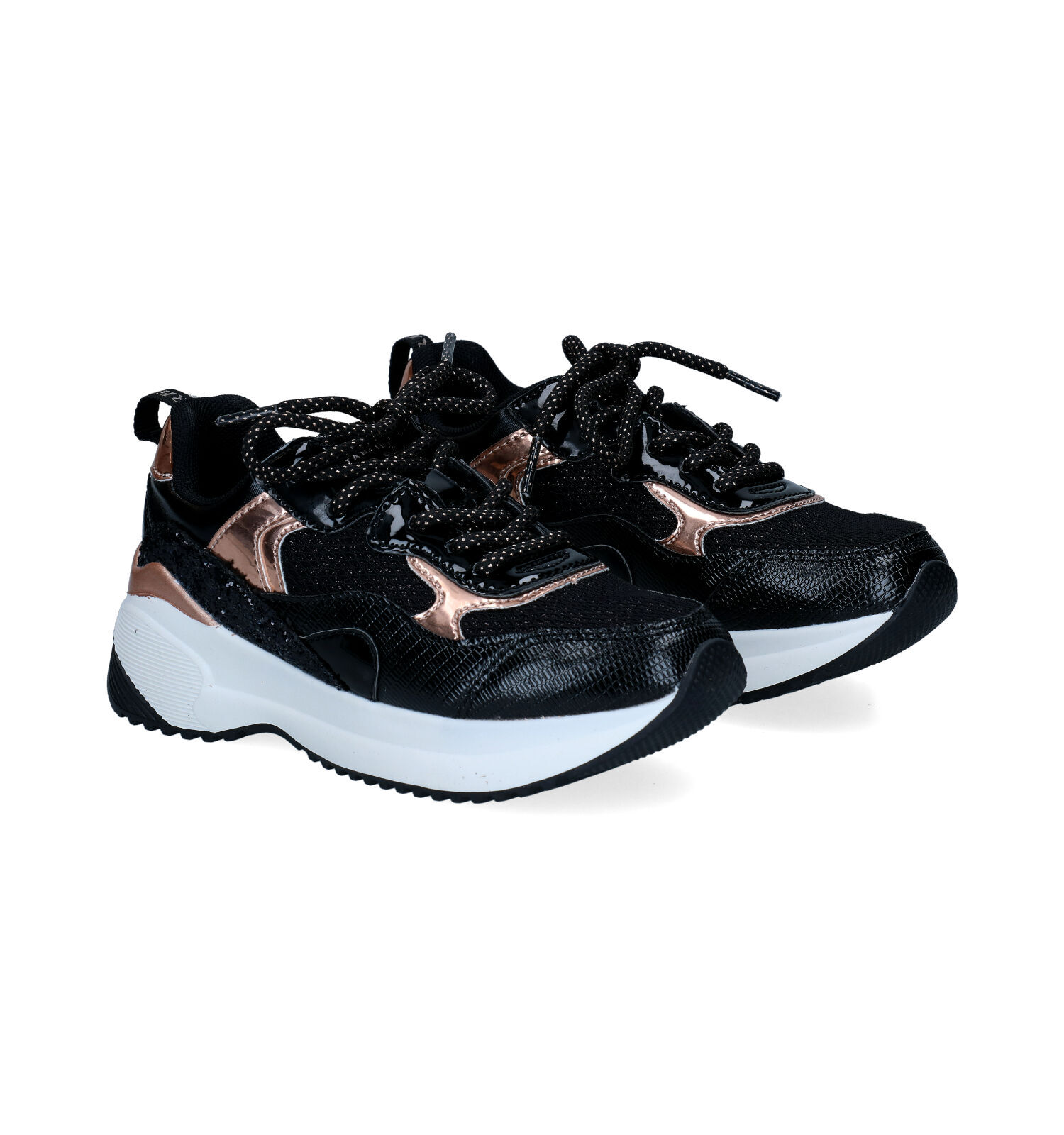 Replay Clock Zwarte Sneakers Meisjes Sneakers Online op TORFS.BE