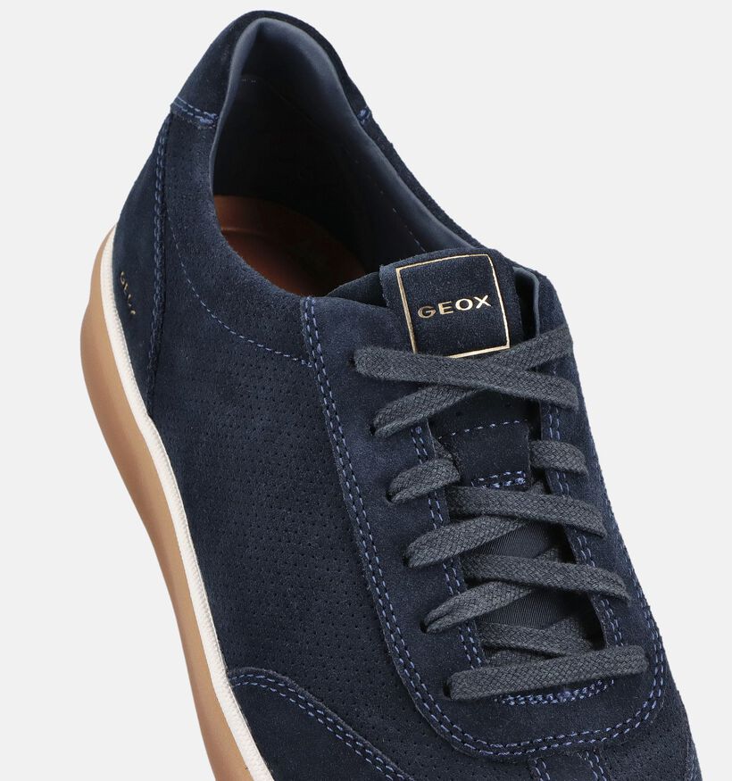 Geox Spherica Donkerblauwe Veterschoenen voor heren (368007) - geschikt voor steunzolen