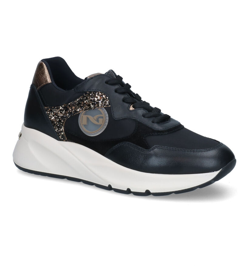NeroGiardini Zwarte Sneakers in leer (314539)