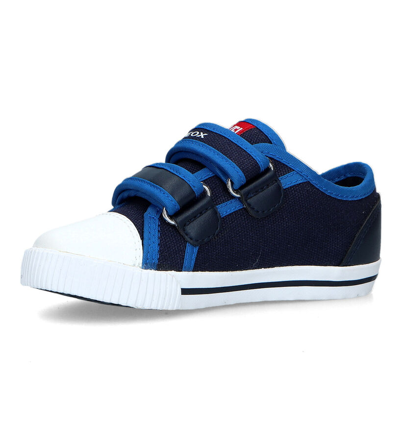 Geox Kilwi Marvel Spiderman Chaussures &agrave; velcro en Bleu en simili cuir (326588)