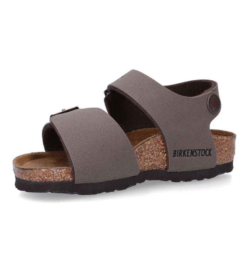 Birkenstock New York  Sandales en Noir pour garçons (338096)