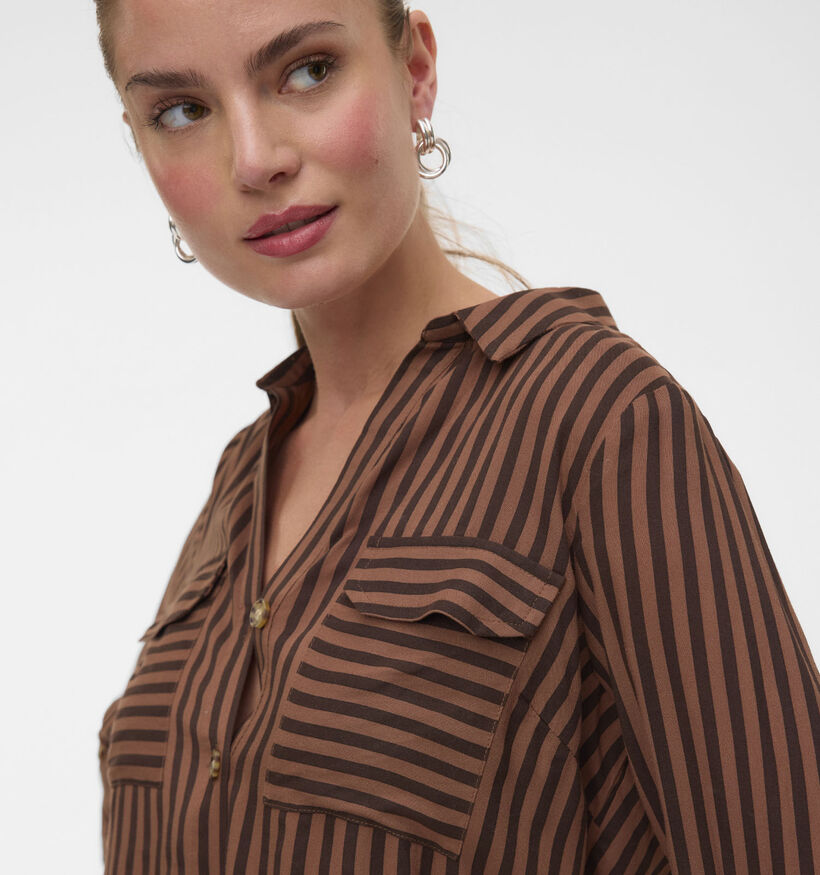 Vero Moda Bumpy Bruine Hemd voor dames (381312)
