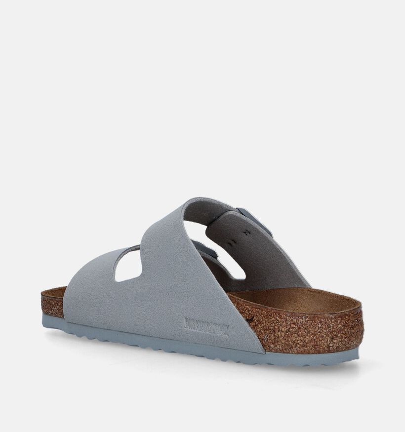 Birkenstock Arizona Birko Flor Nu-pieds en Gris pour femmes (338033)