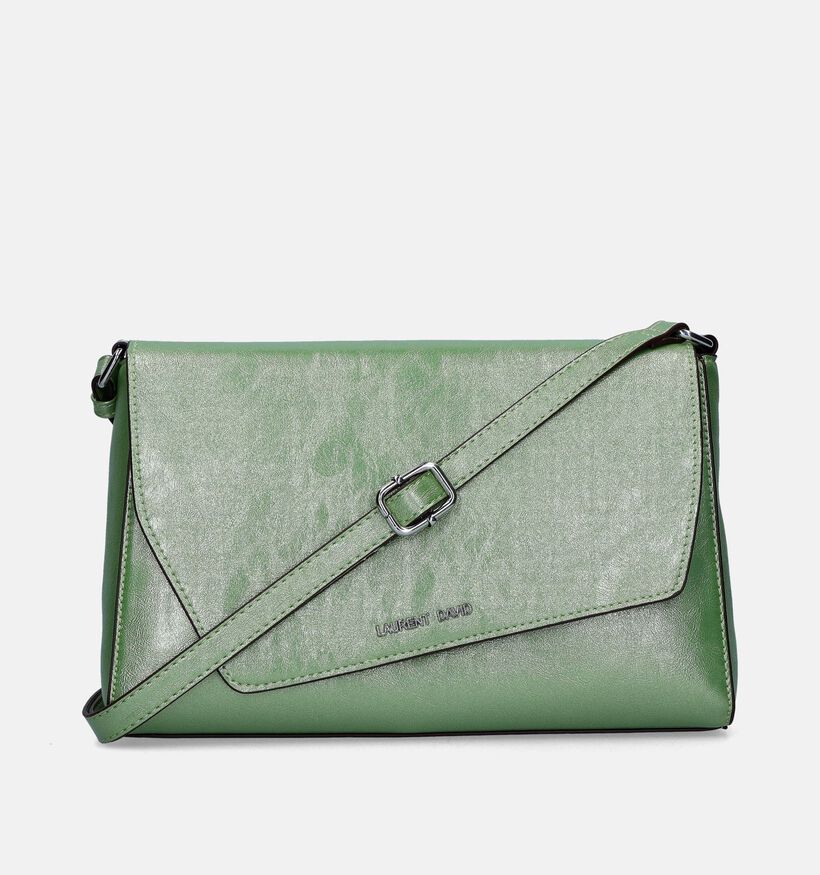 Laurent David Nos 003 Sac porté croisé en Vert pour femmes (337061)