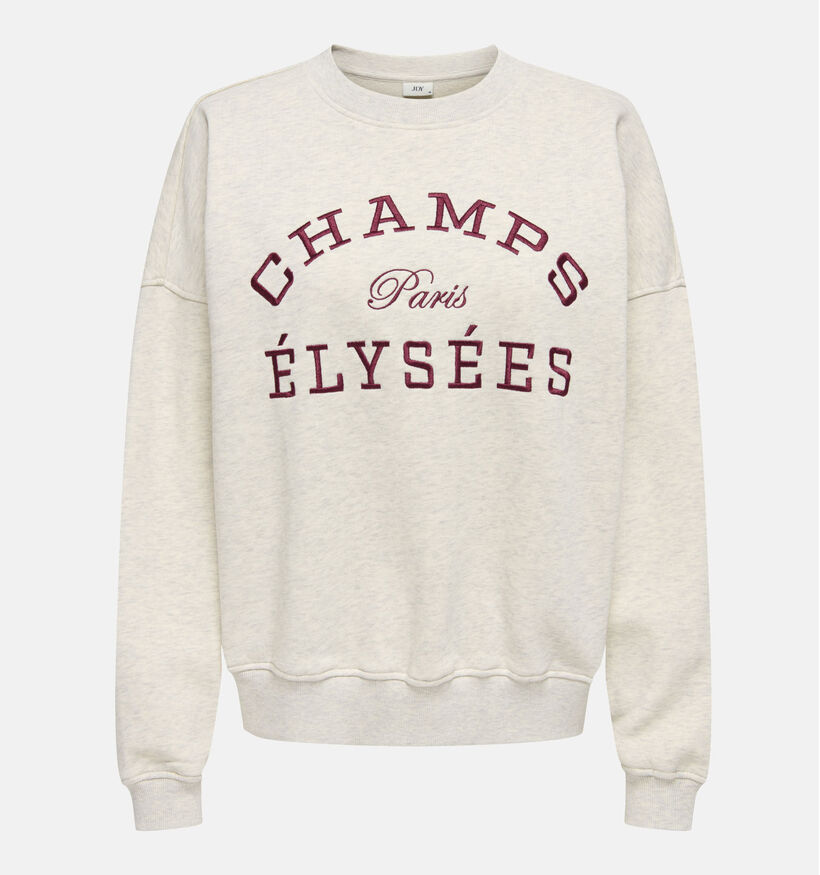JDY Mesa Life Sweatshirt en Beige pour femmes (378317)