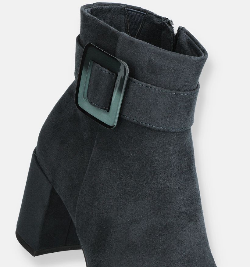 Marco Tozzi Bottines &agrave; talons en Bleu fonc&eacute; pour femmes (378509)