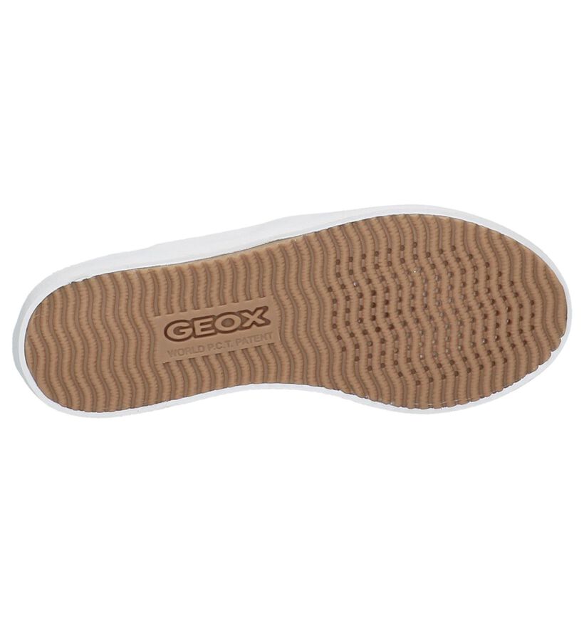 Geox Baskets slip-on en Bleu en textile (210501)