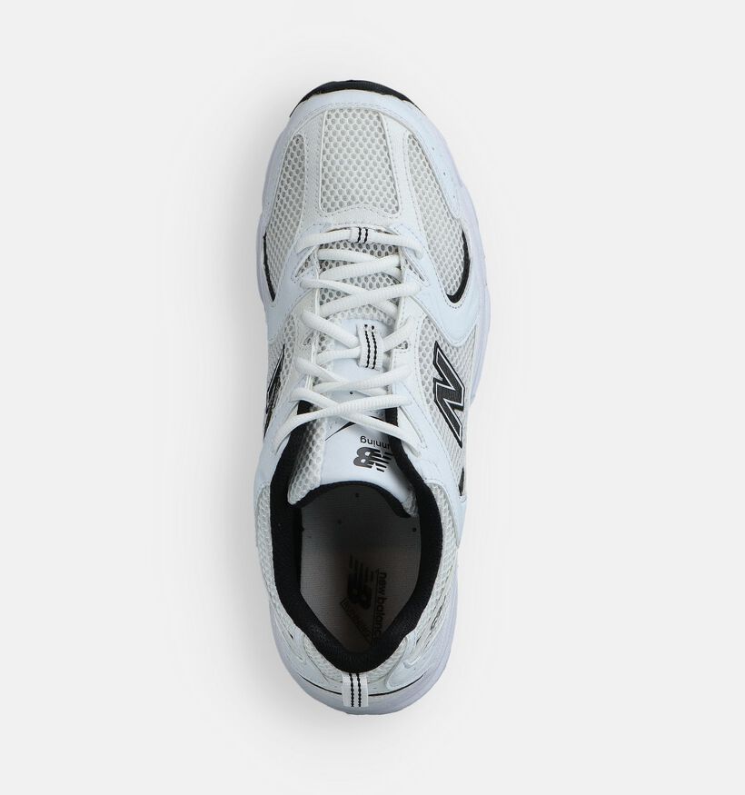 New Balance 530 Baskets en Noir New Balance 530 Baskets en Blanc pour hommes (366256) - pour semelles orthopédiques