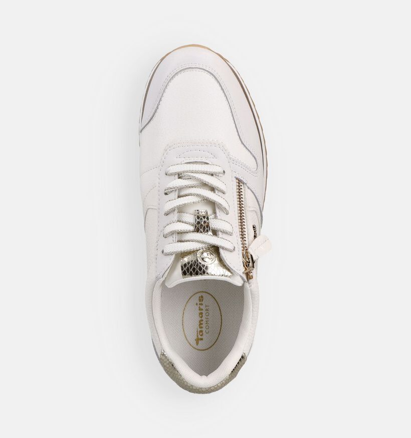 Tamaris Comfort Baskets habill&eacute;es en Blanc pour femmes (367847) - pour semelles orthop&eacute;diques