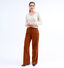 Vila Courdie Pantalon en velours côtelé en Marron pour femmes (328910)
