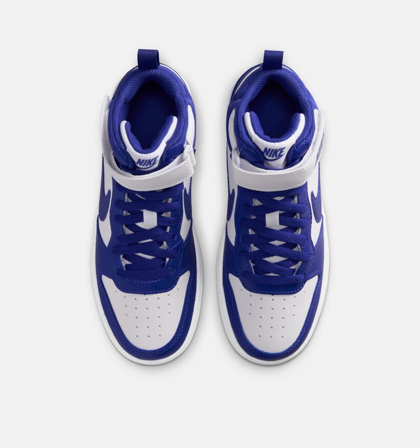 Nike Court Borough Baskets montantes en Blanc pour garçons (364594)