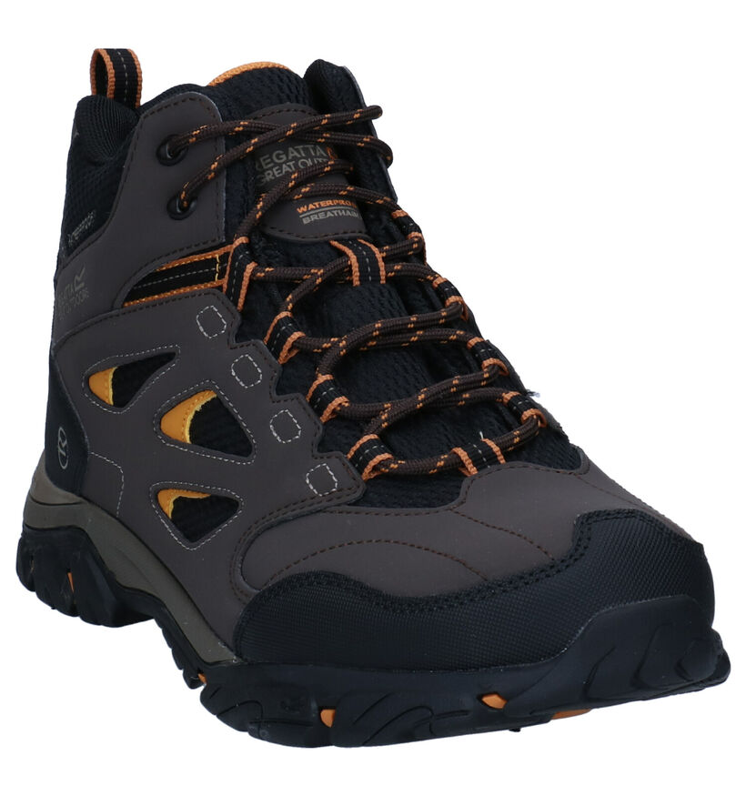 Regatta Holcombe Kaki Wandelschoenen voor heren (331962) - geschikt voor steunzolen