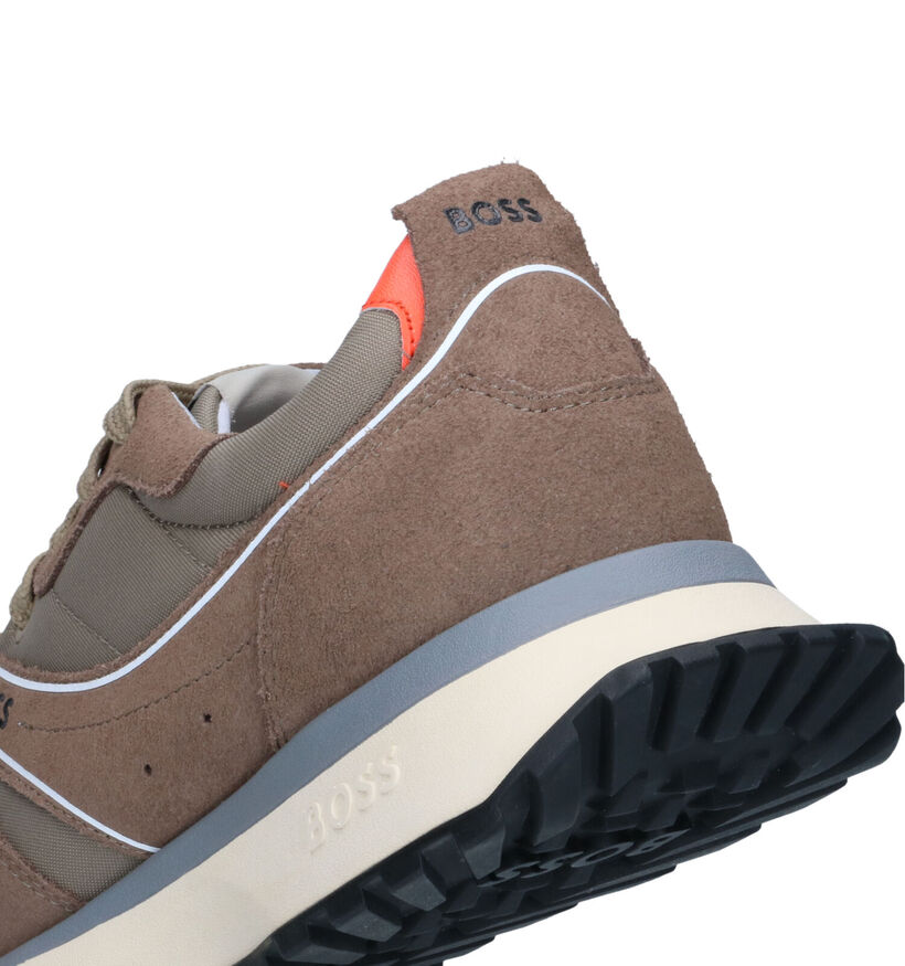 Boss Jonah Runn Beige Sneakers voor heren (320711) - geschikt voor steunzolen