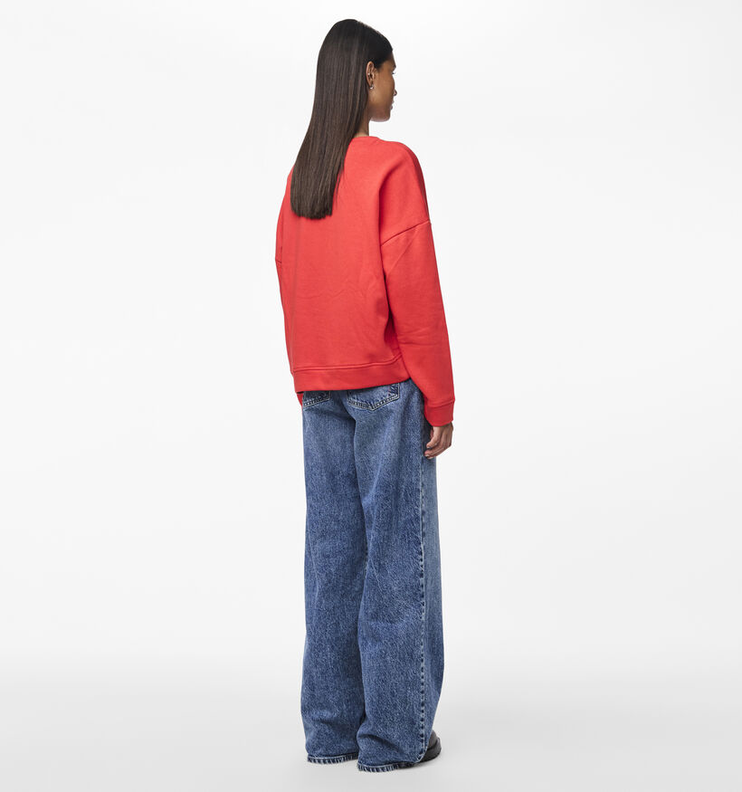 Pieces Chilli Bordeaux Sweater voor dames (359302)