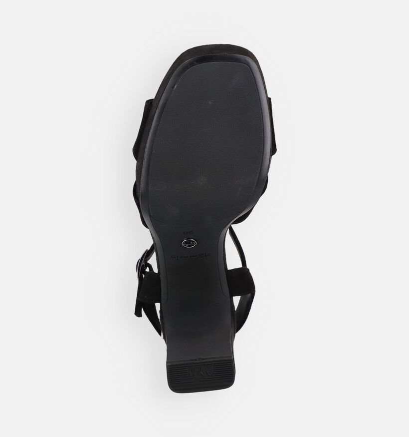 Tamaris Sandales &agrave; talons en Noir pour femmes (371686)