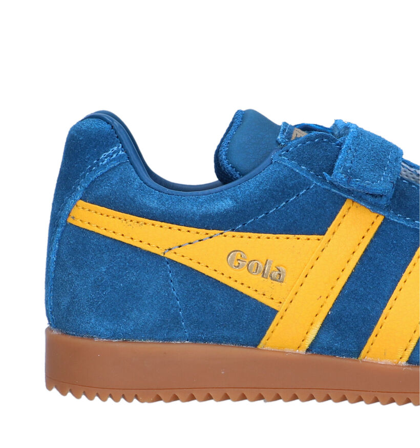 Gola Harrier Strap Blauwe Sneakers voor meisjes, jongens (335822)