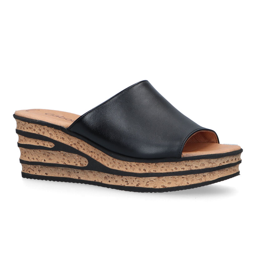 Gabor Best Fitting Zwarte Slippers voor dames (323144)