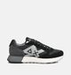 Sun68 Jaki Solid Zwarte/Grijze Sneakers voor heren (361805) - geschikt voor steunzolen