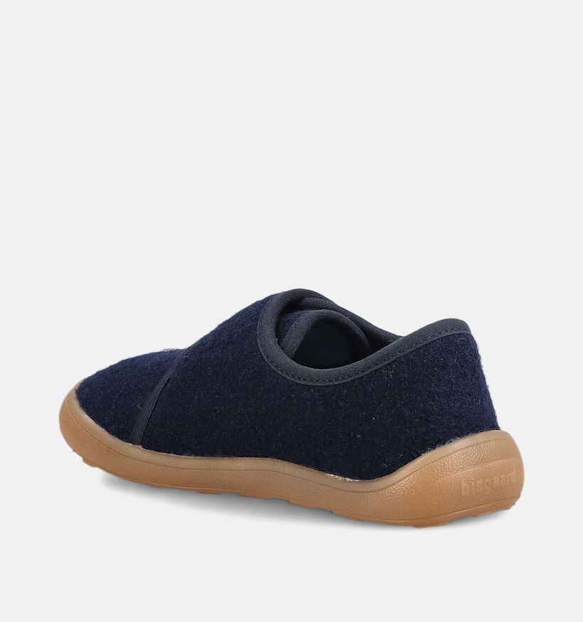 Bisgaard Pantoufles en Bleu fonc&eacute; pour filles, gar&ccedil;ons (381031) - pour semelles orthop&eacute;diques