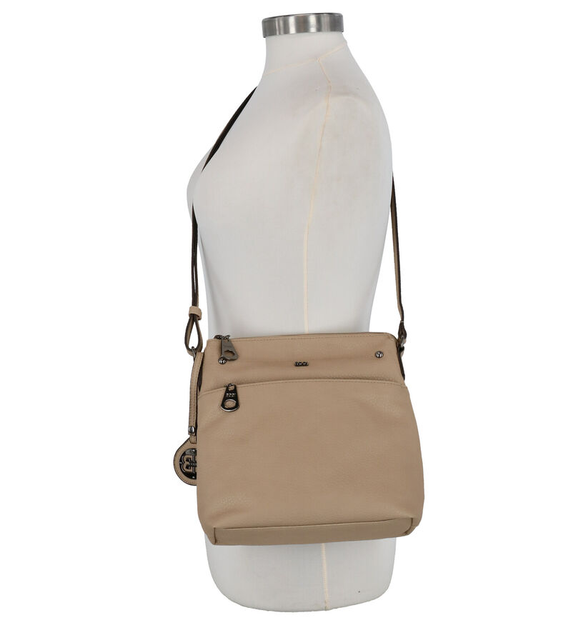 BOO! Cadiz Beige Crossbody Tas in kunstleer (272076)