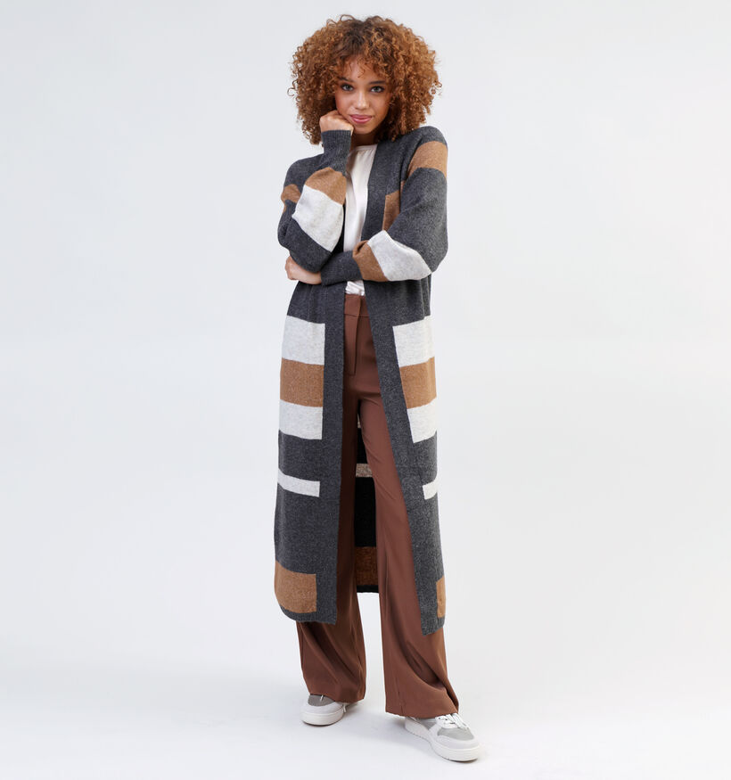 JDY Rue Grijze Lange Cardigan voor dames (330946)