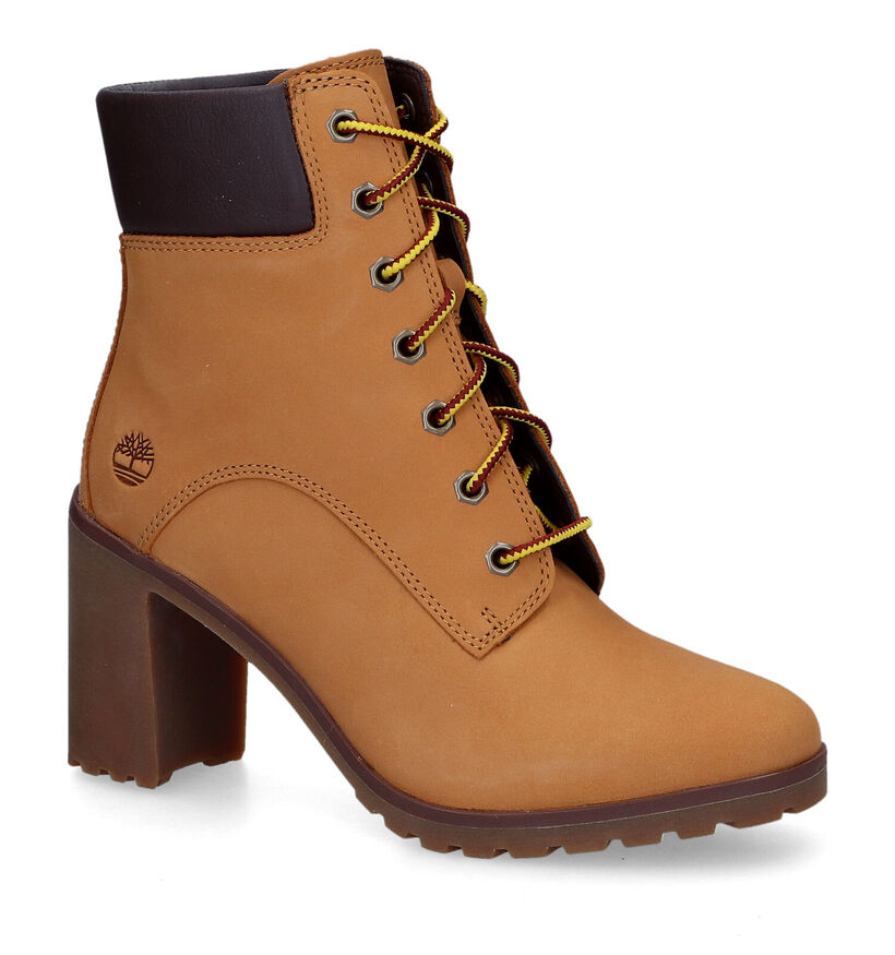 Timberland Allington 6IN Taupe Enkellaarzen voor dames (313454)