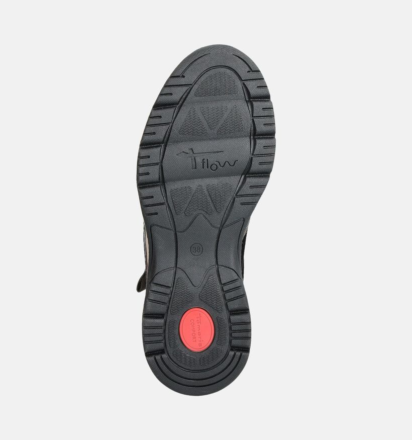 Tamaris Comfort Chaussures à lacets en Vert kaki/Noir pour femmes (360417) - pour semelles orthopédiques