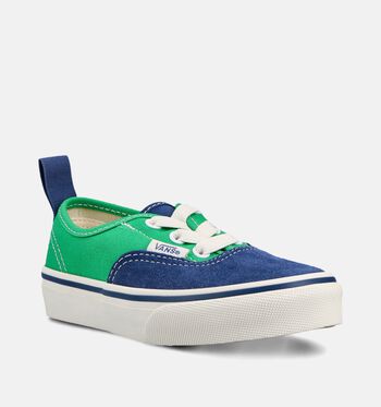 Vans Authentic Low Baskets Elastic Lace PRIMARY TRUE NAVY/Elastic Lace PRIMARY RACING RED