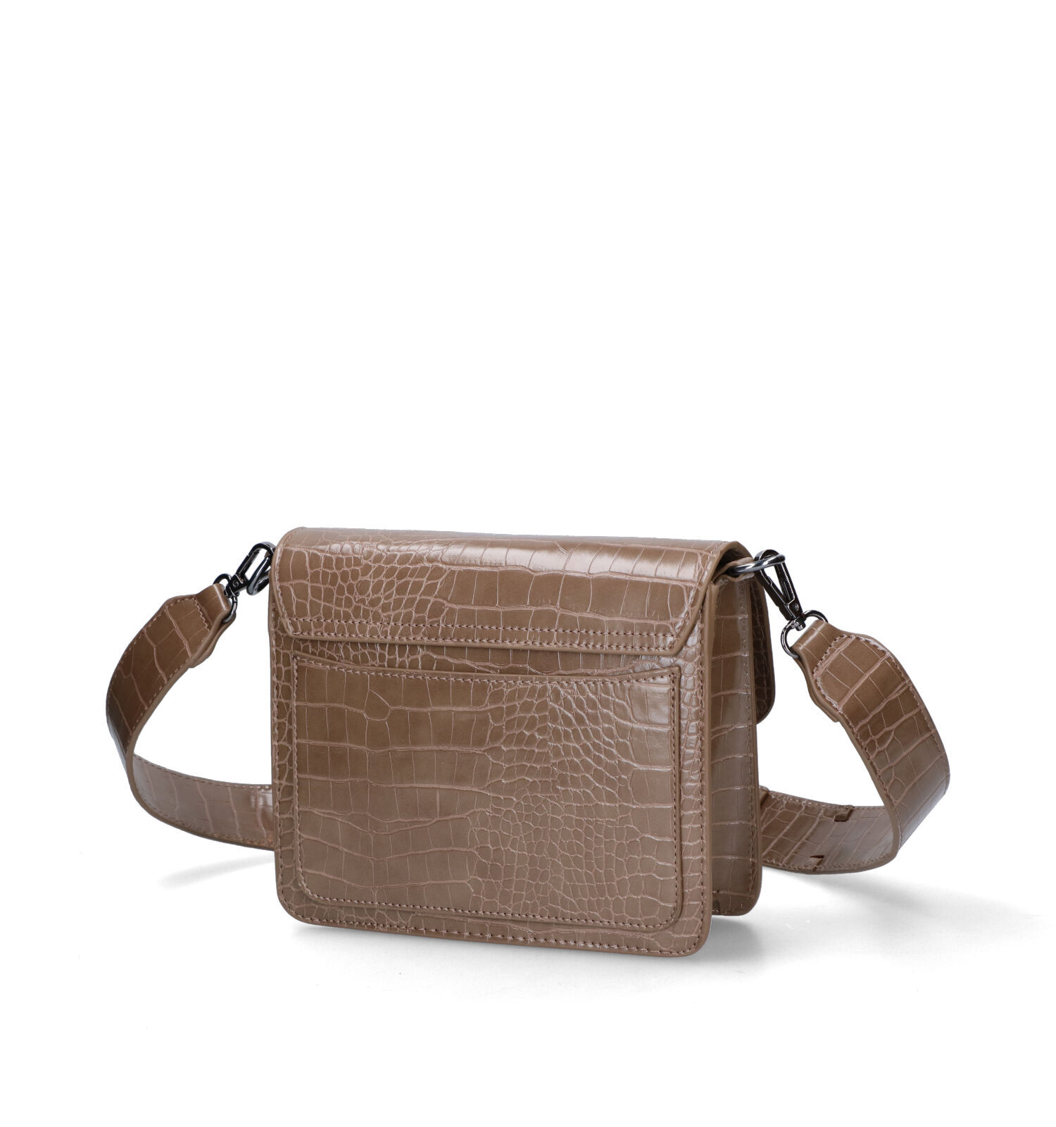Hvisk Cayman Pocket Vegan Bruine Crossbody Tas Dames Crossbody