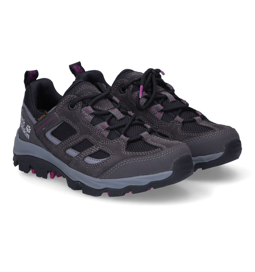 Jack Wolfskin Vojo 3 Texapore Grijze Wandelschoenen voor dames (302175) - geschikt voor steunzolen