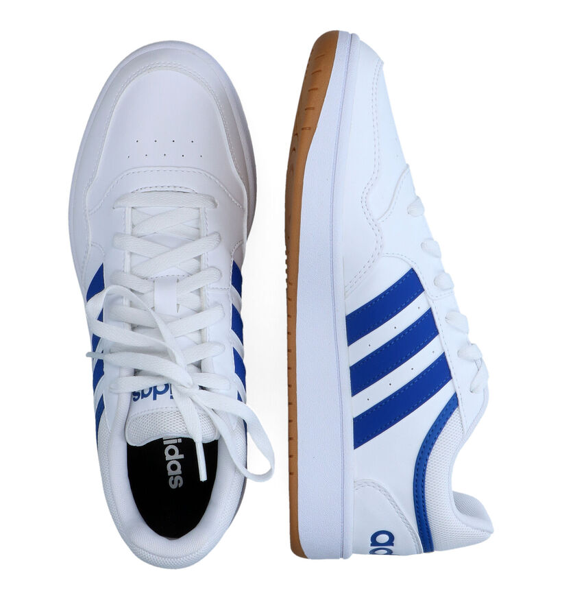 adidas Hoops 3.0 Baskets en Blanc pour hommes (319012) - pour semelles orthopédiques