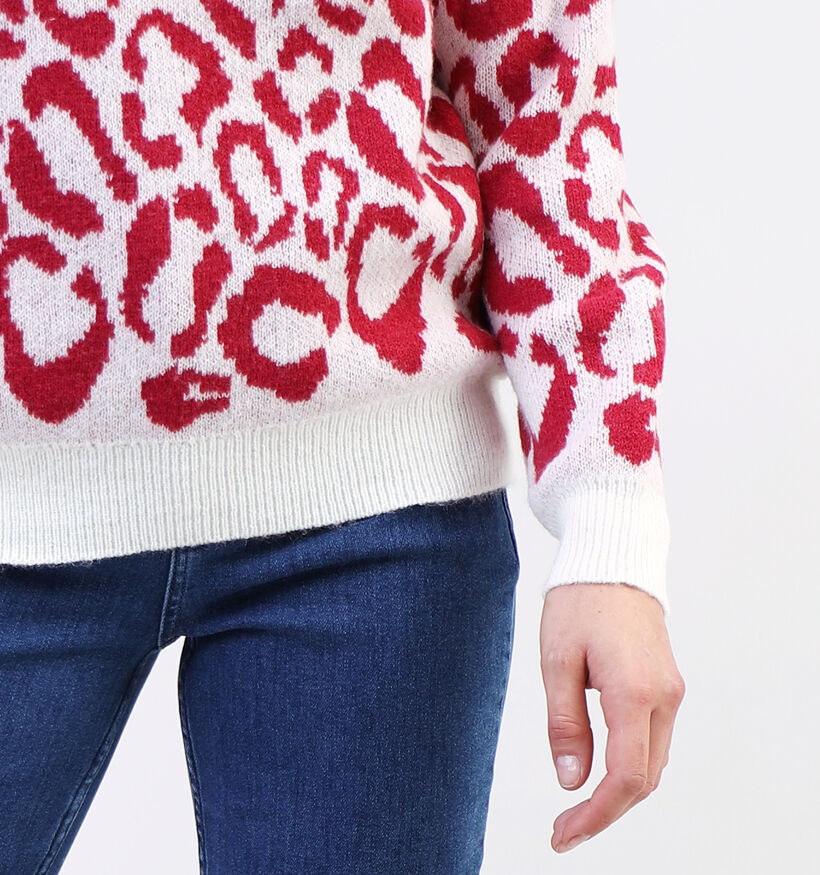 Vila Signe Pull en Rouge pour femmes (334976)