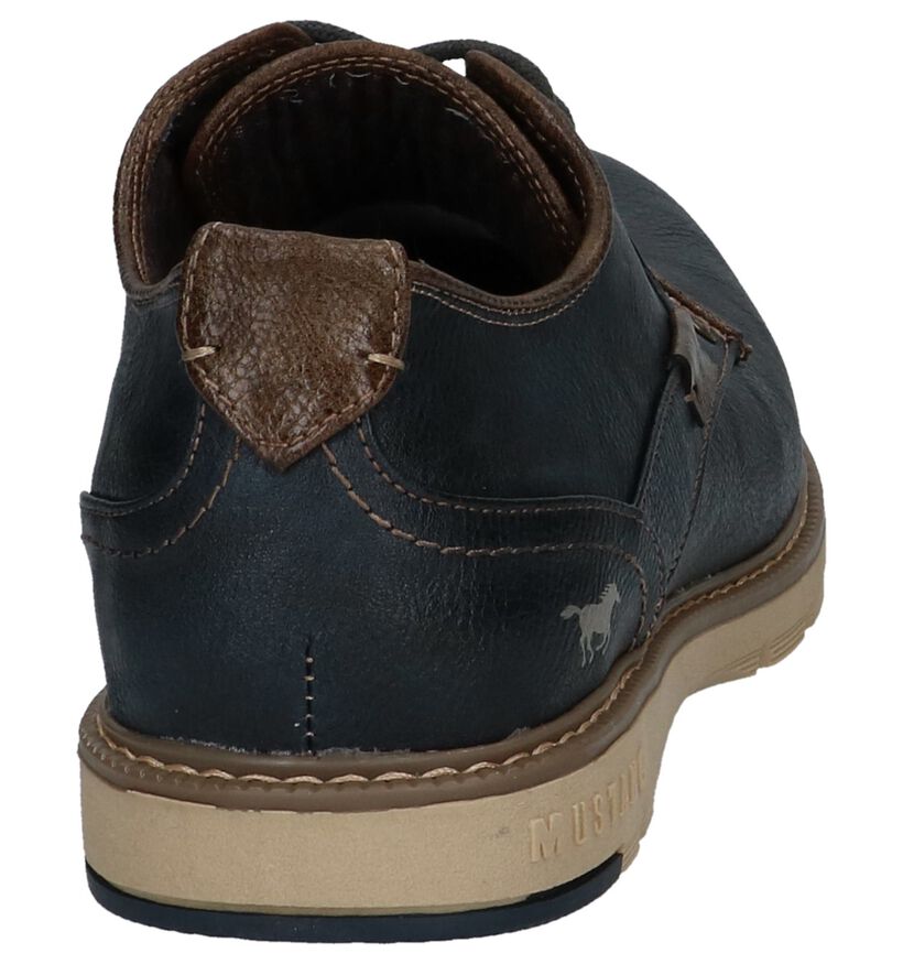 Mustang Cognac Veterschoenen in kunstleer (277290)