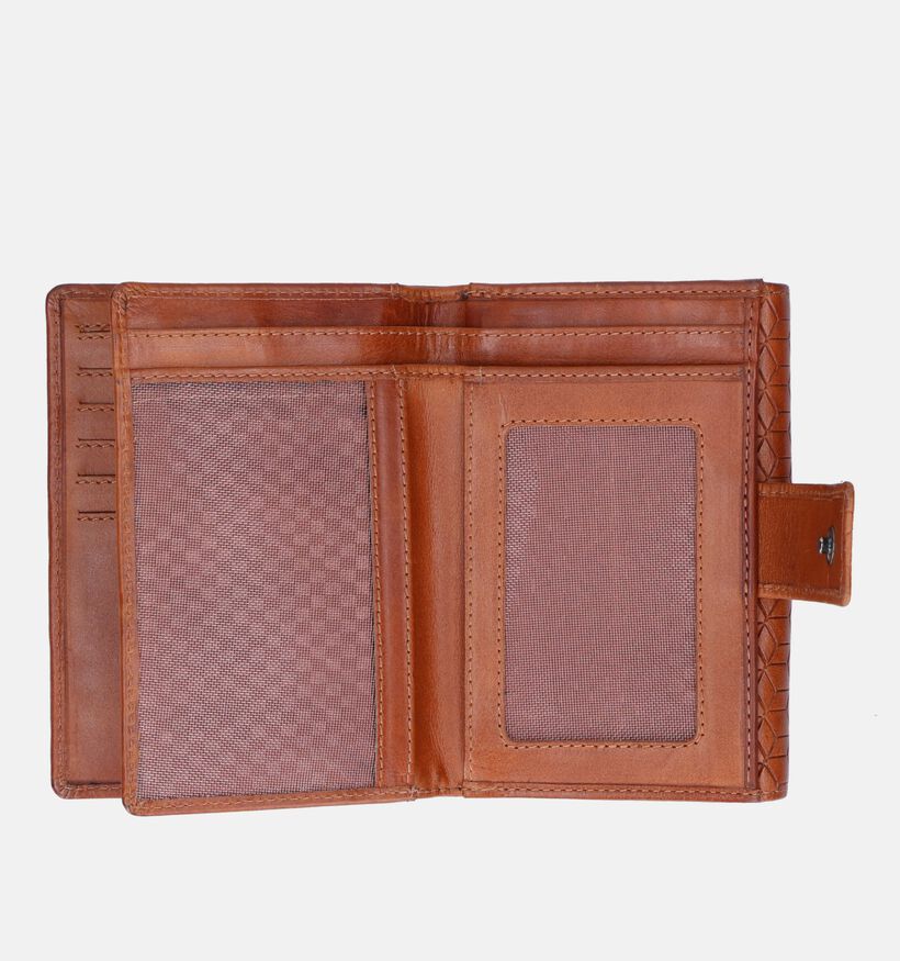 Label M Porte-monnaies zippé en Marron pour hommes (365812)