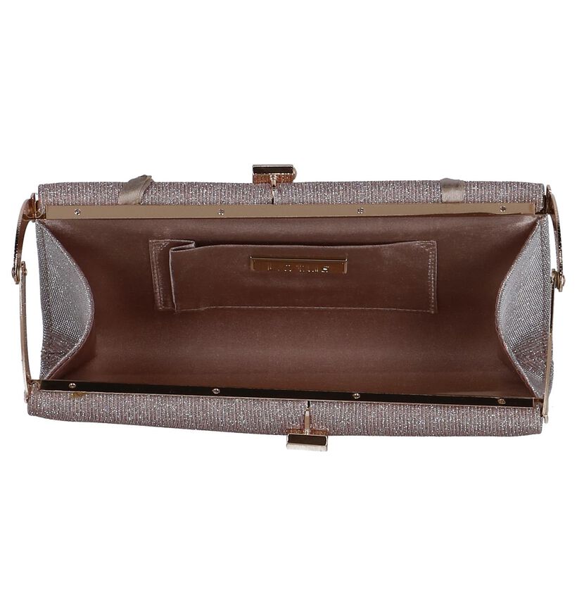 Zwarte Clutch Lotus Chicory in stof (244397)