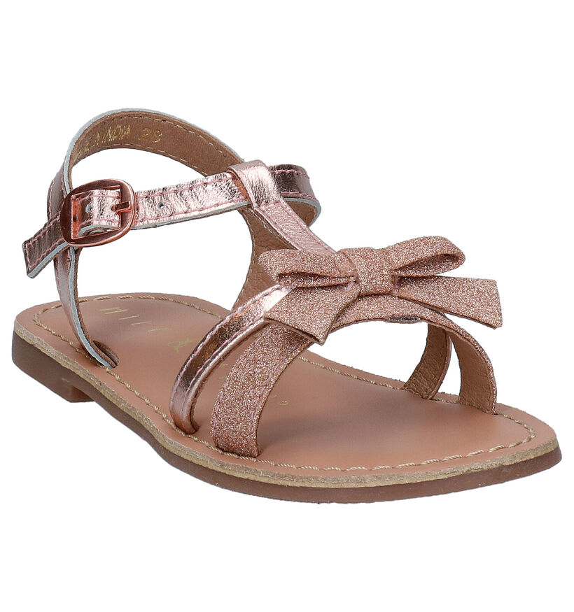 Milo & Mila Roze Sandalen in kunstleer (266291)