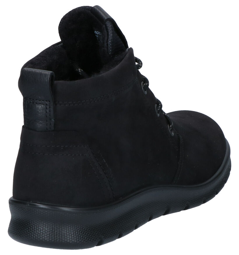 Ecco Babett Zwarte Boots in nubuck (257793)