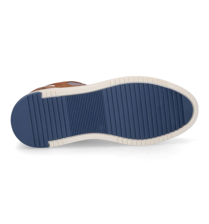 Bullboxer Ecru Veterschoenen voor heren (318203) - geschikt voor steunzolen