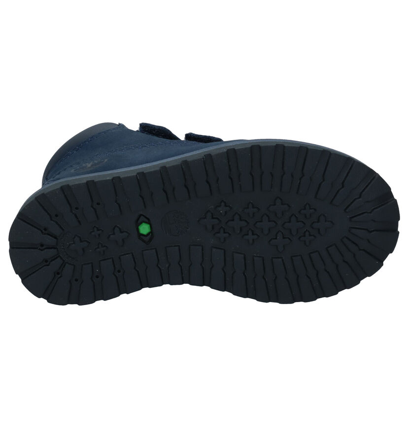 Timberland Pokey Pine H&L Bottines Velcro en Bleu pour garçons (293803)