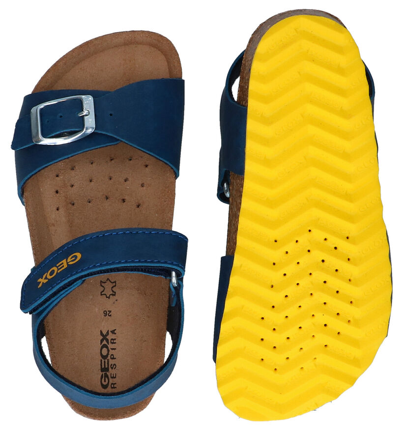 Geox Ghita Sandales en Bleu en simili cuir (303740)